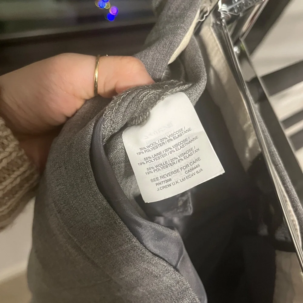 Jcrew gray Martie pants 00p - Picture 4 of 5